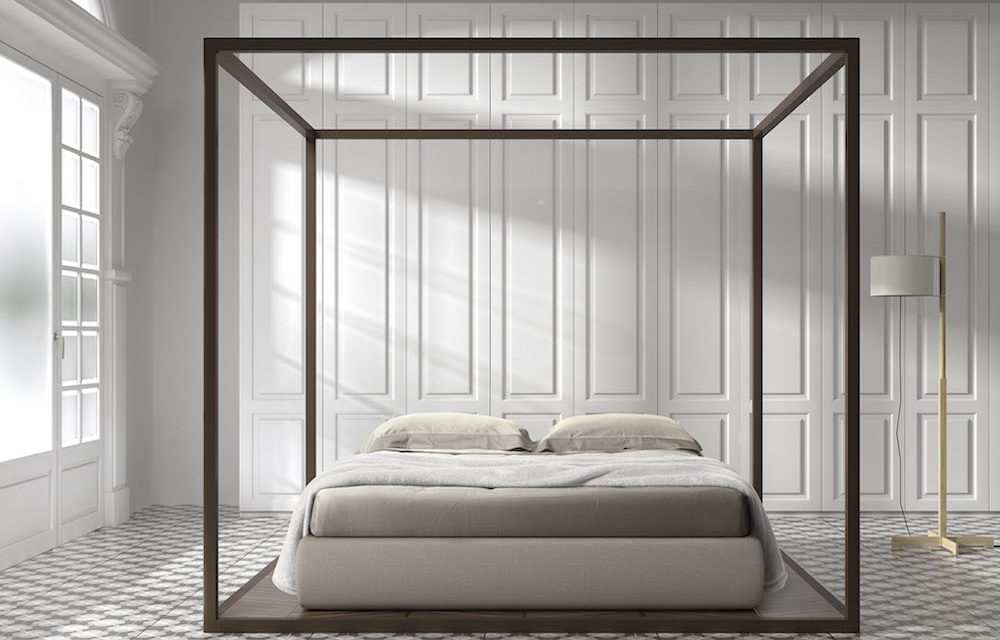 3.1.13 Armario Vintage con puertas batienes y cama con dosel 1000x640 - Armarios de dise&ntilde;o