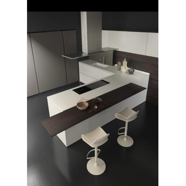 Barra roble wengue apoyada en alveolar de aluminio materia habitable 640x640 - Mesas y barras de cocina modernas