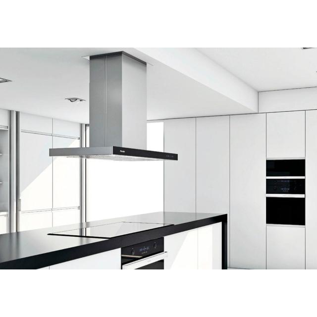 Campana Pando en isla con frontal vidrio negro 640x640 - Electrodom&eacute;sticos Pando