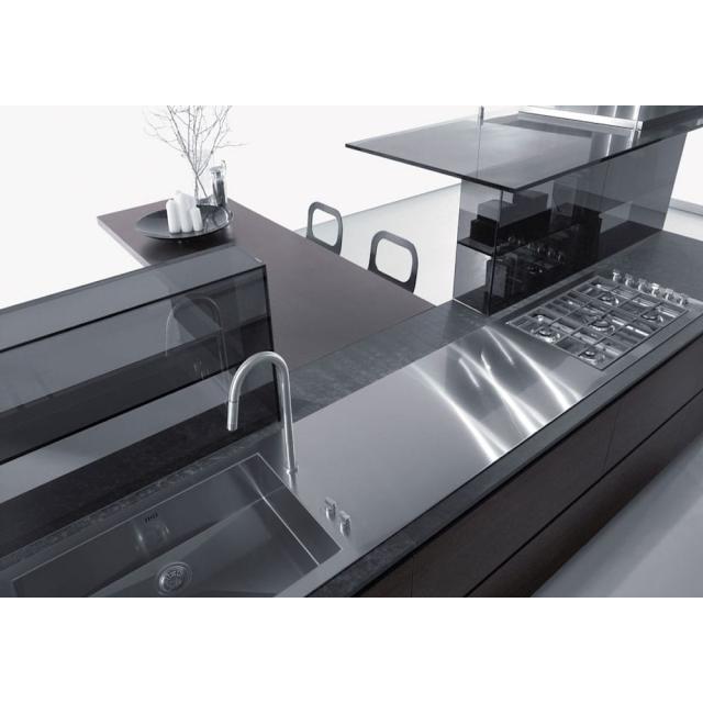 Zona de trabajo en acero inox combinada con piedra 640x640 - ACERO INOX