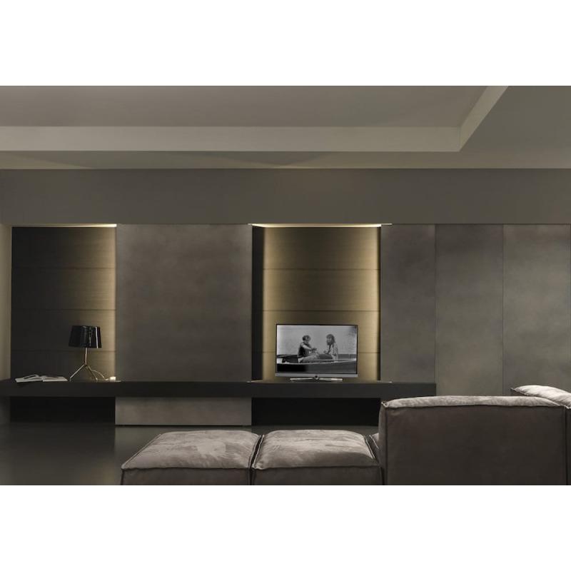 Composicio n de salo n Blade en metal y madera j c 800x450 - Muebles para TV de dise&ntilde;o