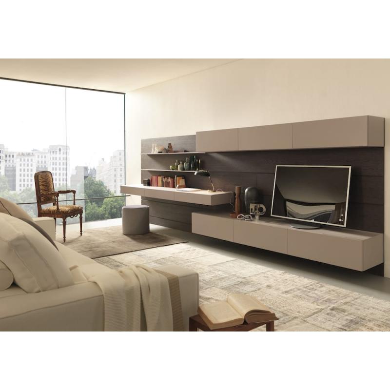 Salon Face en laca mate y madera 800x450 - Muebles para TV de dise&ntilde;o