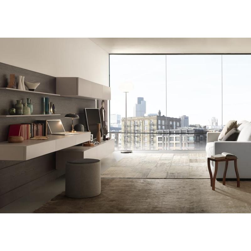 Salon Moon en lacado mate y madera 800x450 - Muebles para TV de dise&ntilde;o
