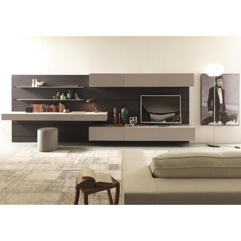 composicio n de salo n face en laca y madera mater 800x450 - Muebles para TV de dise&ntilde;o