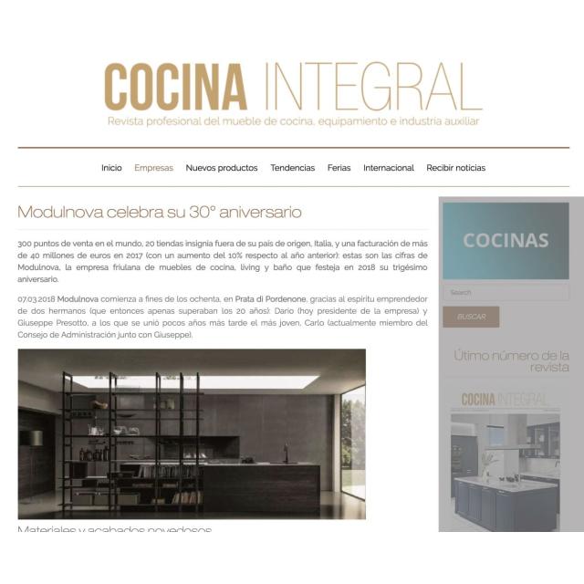 Cocina integral 30 aniversario 640x640 - MATERIA EN LOS MEDIOS