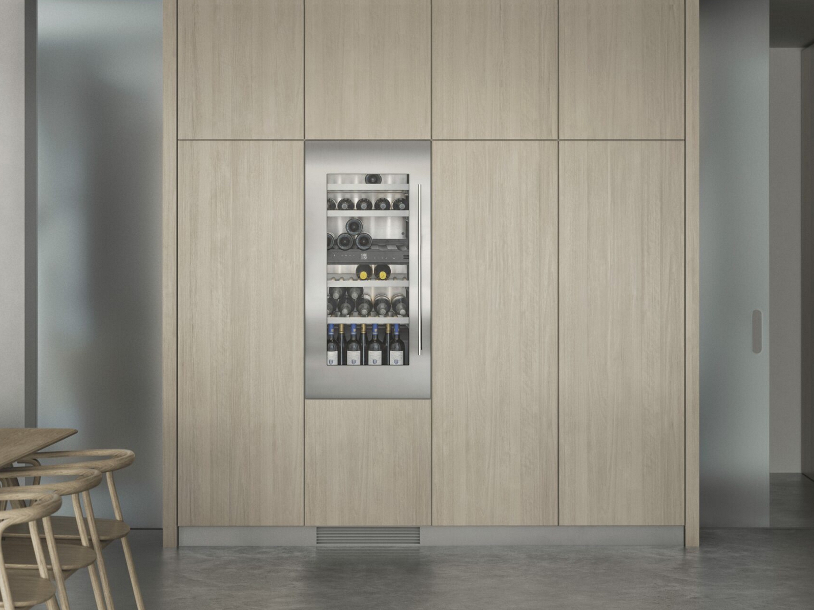 ok200 Series Vinoteca integracion - GAGGENAU Serie 200 Vinoteca puerta de cristal RW222262