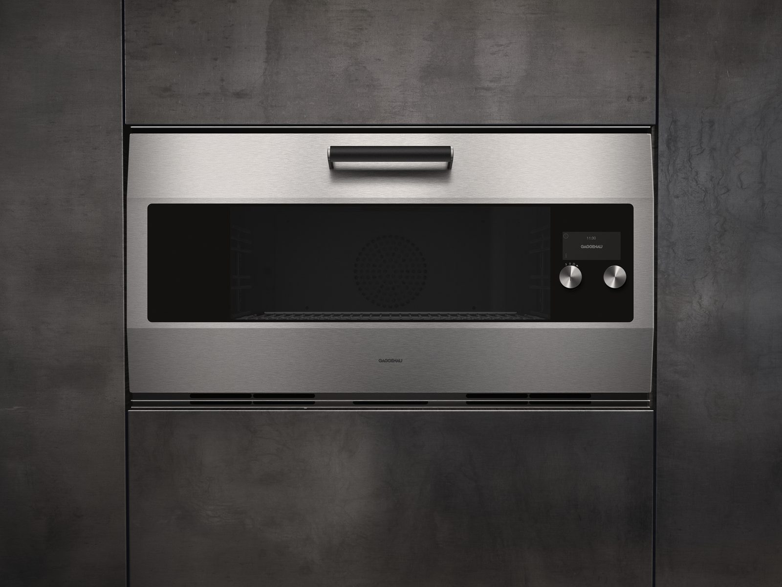 ok400 Series Horno 90 EB333111 - GAGGENAU Serie 400 Horno 90x48cm acero tras cristal EB333111